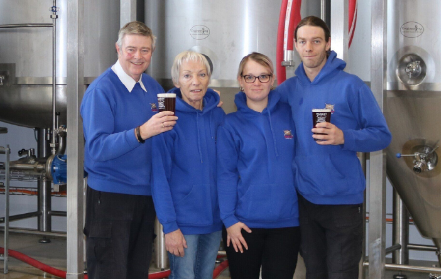 The family team brewing an award-winning business