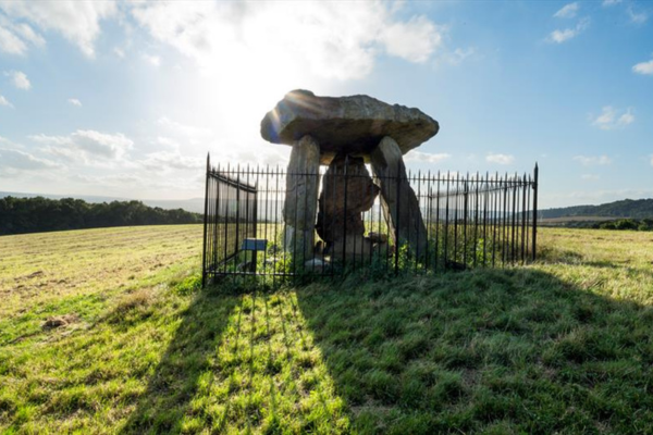 Kits Coty prehistoric burial chamber ruins