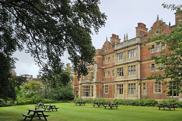 Private school exterior and grounds