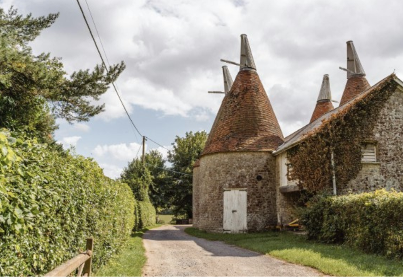 Traditional oast house